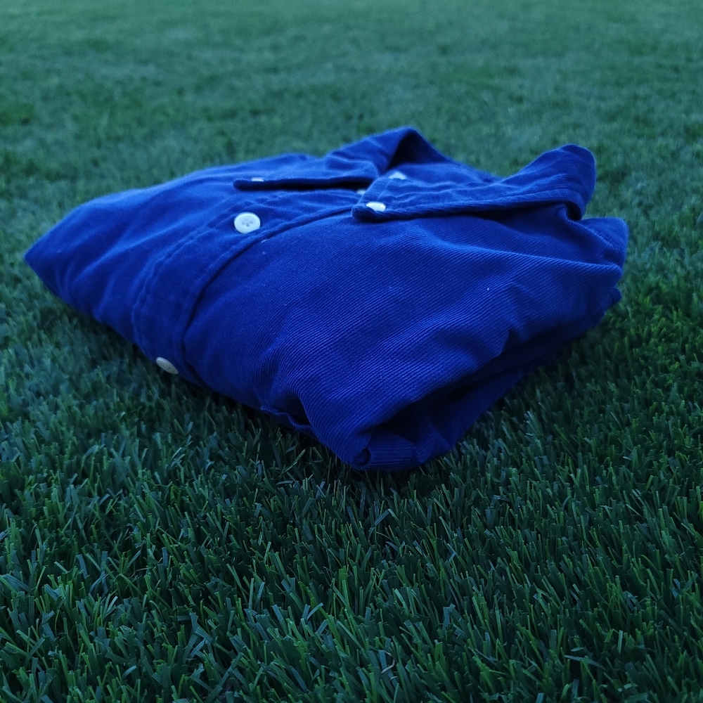 Vintage Corduroy Blue Brooks Brothers Long Sleeve Shirt